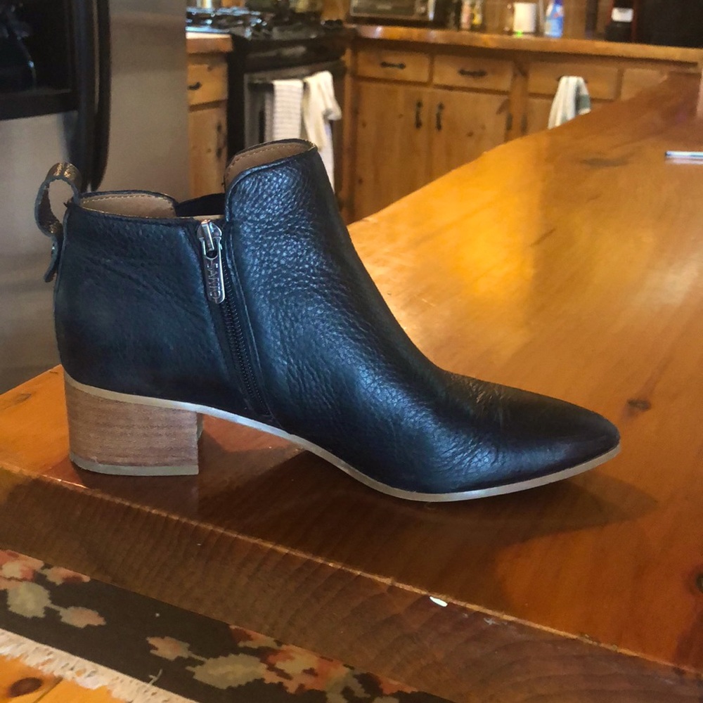 Franco Sarto Black Ankle Booties